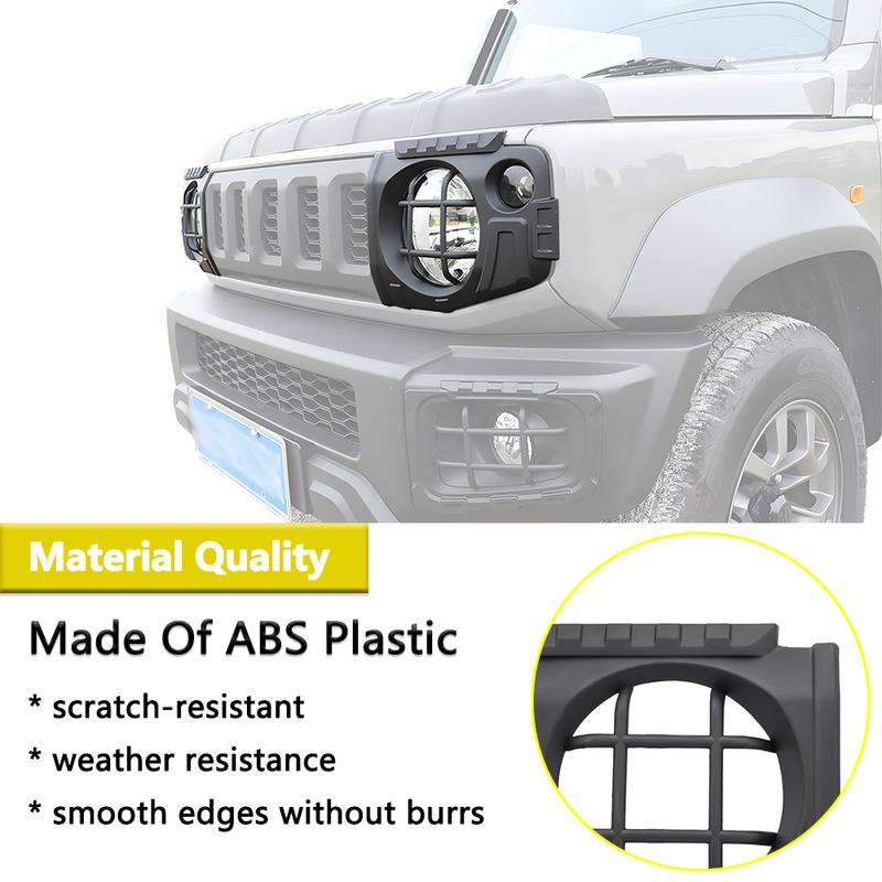 Headlight Guard Cover Protector for Suzuki Jimny JB64 JB74 -2026 Fog Lights Decoration Car Styling Exterior Accessories