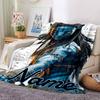 Coperta in Flanella Blu Fantasy con Avatar Nome Personalizzato Per Comfort Super Morbido e Carino per Viaggio Biancheria da Letto Divano Coperta per Divano