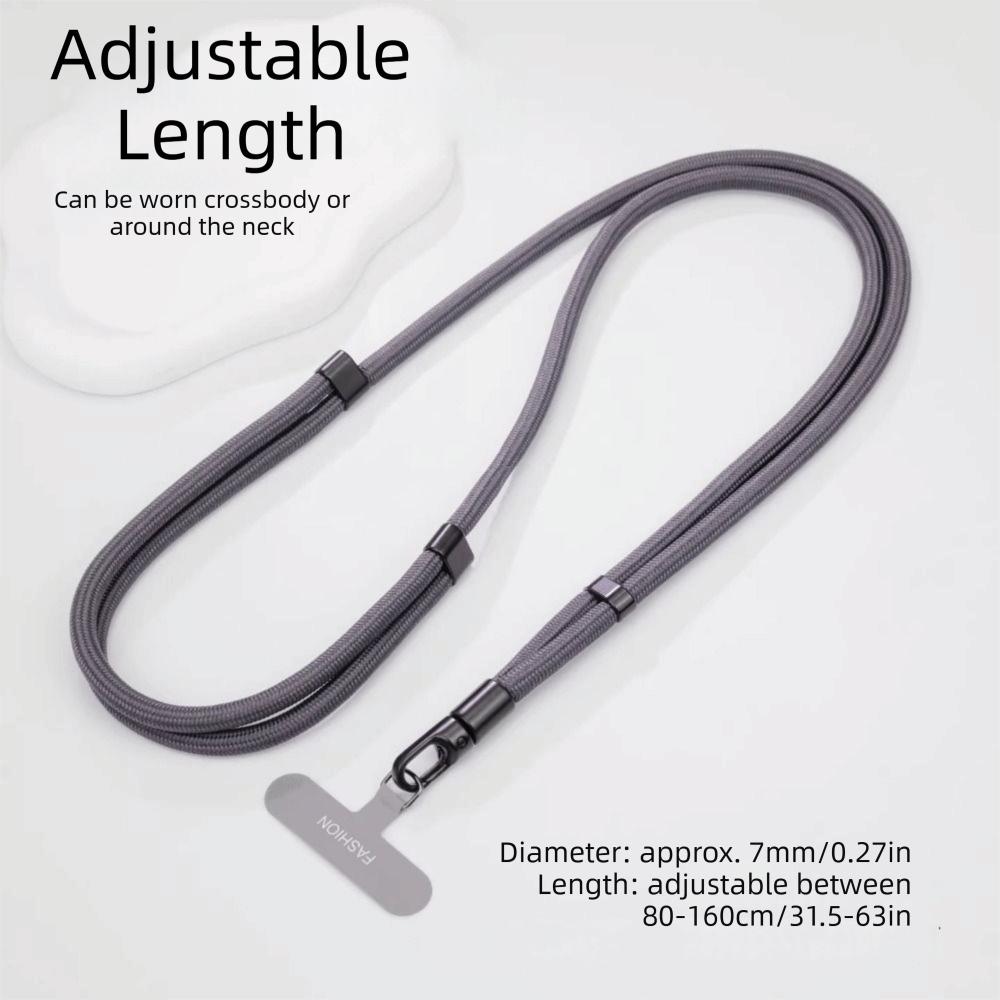 Anti Loss Phone Lanyard Adjustable Phone Hanging Rope Crossbody Neck Strap Phone Strap Hiking