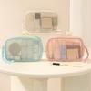 Large Capacity Mesh Cosmetic Travel Bag Dust Resistant Ventilation Portable Toiletry Organizer For Gym And Daily Use