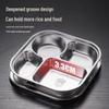 Adult 304 Stainless Steel Divided Meal Set
