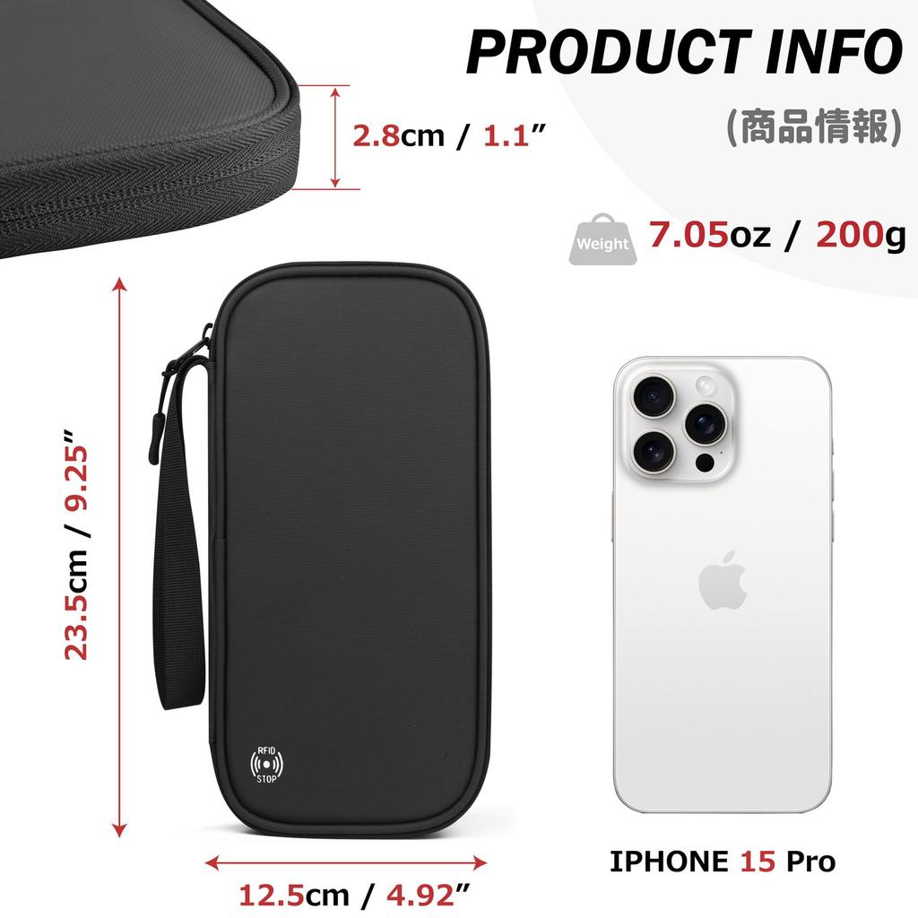 Azarxis Passport Neck Passport Passport Card Large Storage Label Convenient Passport Perfect for Overseas Business Trips and Travel Case, Strap,