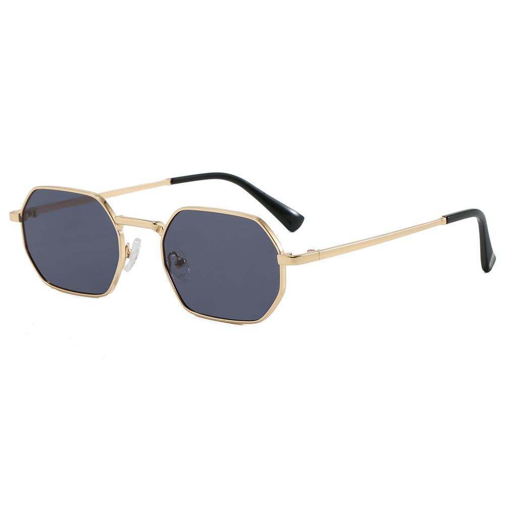Superhot Eyewear 43661 Fashion 2025 Vintage Polygon Steam Punk Metal Y2K Sunglasses C1