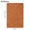 PU Leather Menu Wine Holder Pen Insert Waterproof Clipboard Document Clip Invisible Magnetic Buckle Order Dishes Note Holder