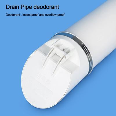Anti Odor Drainage Pipe Floor Drains White 50-160mm Insect-proof Roof Cover Multifunctional Strainer Plug