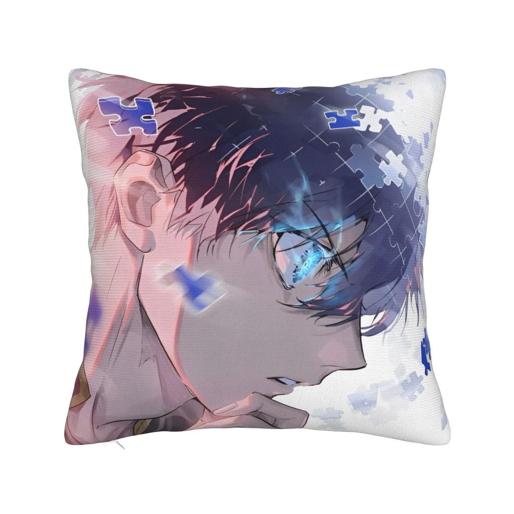Blue Lock Bachira Yoichi Isagi Pillow Covers Cushion Cover Decorations Football Manga Throw Pillow Case Cover Sofa Multi Size