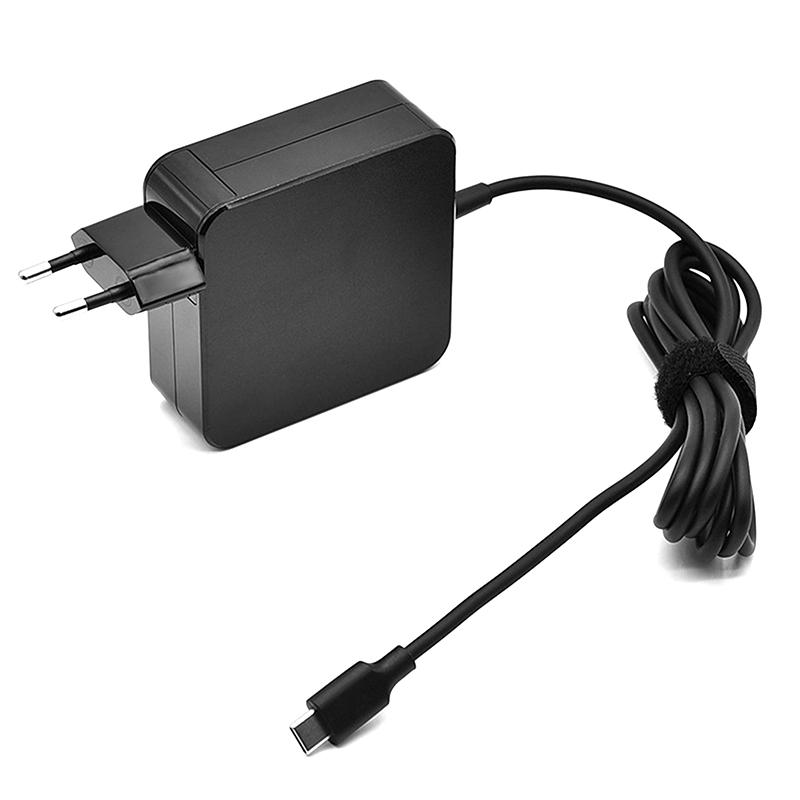 Spina UE USA 65W 20V 3.25A Tipo-C USB C Caricabatterie per Telefono PD Laptop Adattatore di Alimentazione AC per Laptop di Varie Marche