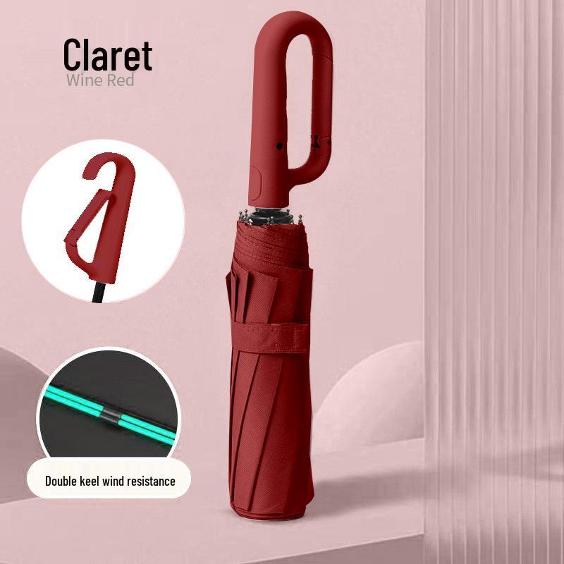 Loop Umbrella: Automatic Folding Large High-End Dual-Use Sun and Rain Umbrella for Men and Women