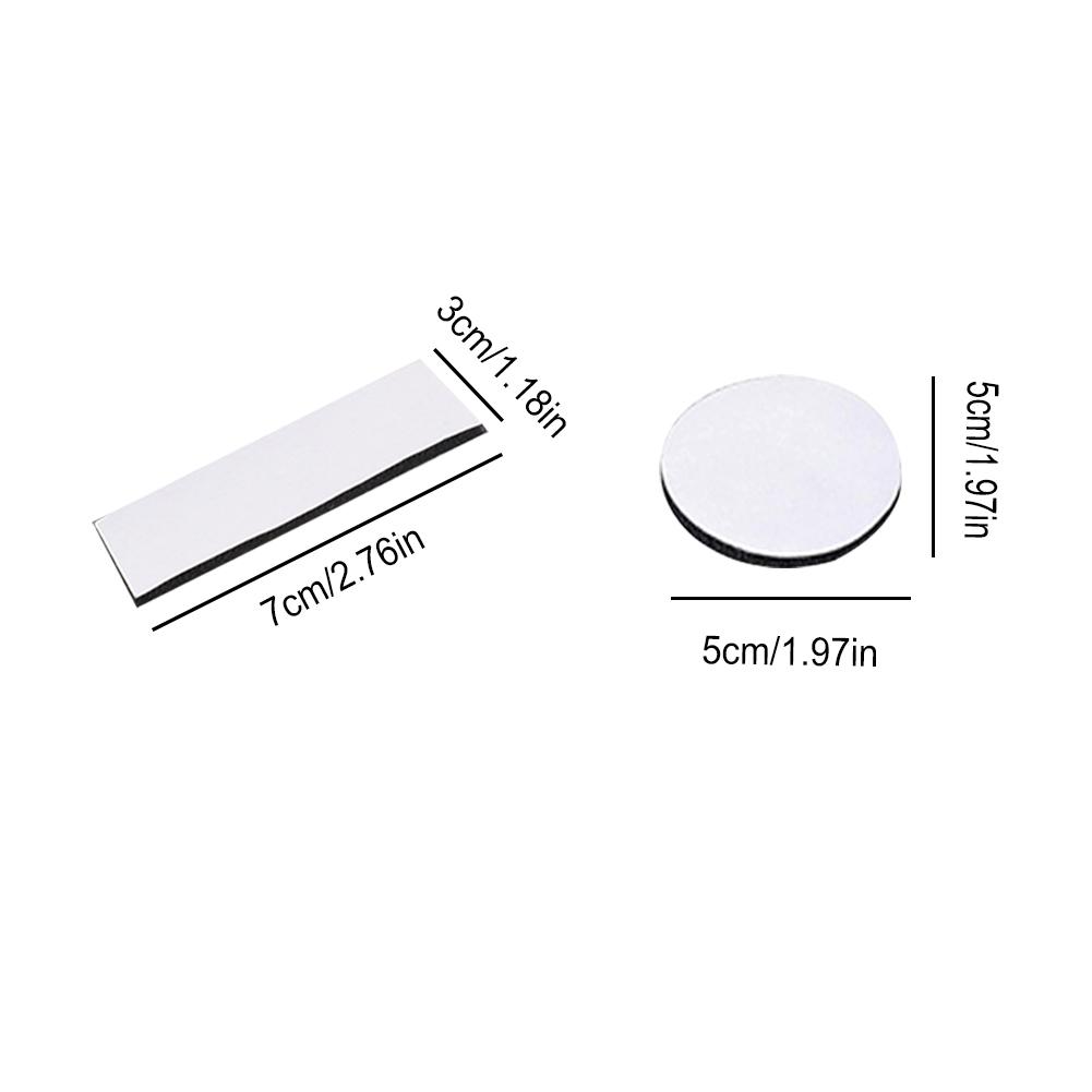 10PCS Strong Self-adhesive Fastener Tape Hook and Loop Glue Tape Tape Wiht Magic Strap For DIY F8F9