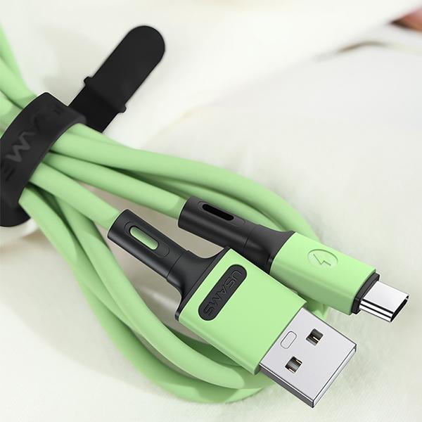 Usams Kabel U52 Usb-C 2A Fast Charge 1Mpurpurowy/Purple Sj436Usb04 (Us-Sj436)