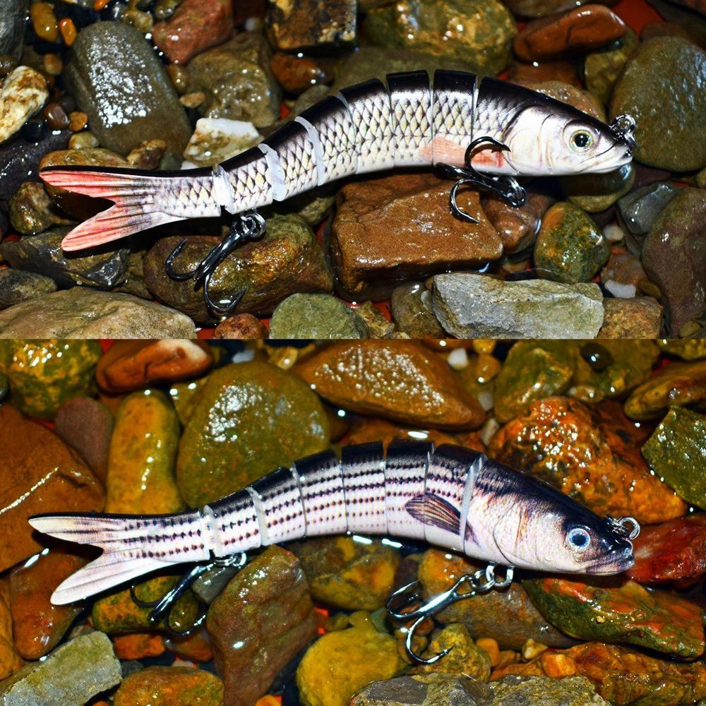 Balıkçılık Lures Swimbait Crankbait Yem Bas Alabalık Crappie Muskie Yayın Balığı Olta Gerçekçi Balık