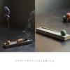 Incense holder, concrete, adjustable angle, HUNT9 Domenico (Argento) #58329