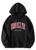 Casual Sports Sweater Fleece Hooded Sports Sweater Women's Large Size Autumn and Winter Models
