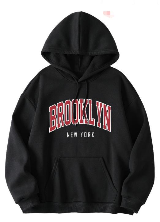 Casual Sports Sweater Fleece Hooded Sports Sweater Women's Large Size Autumn and Winter Models