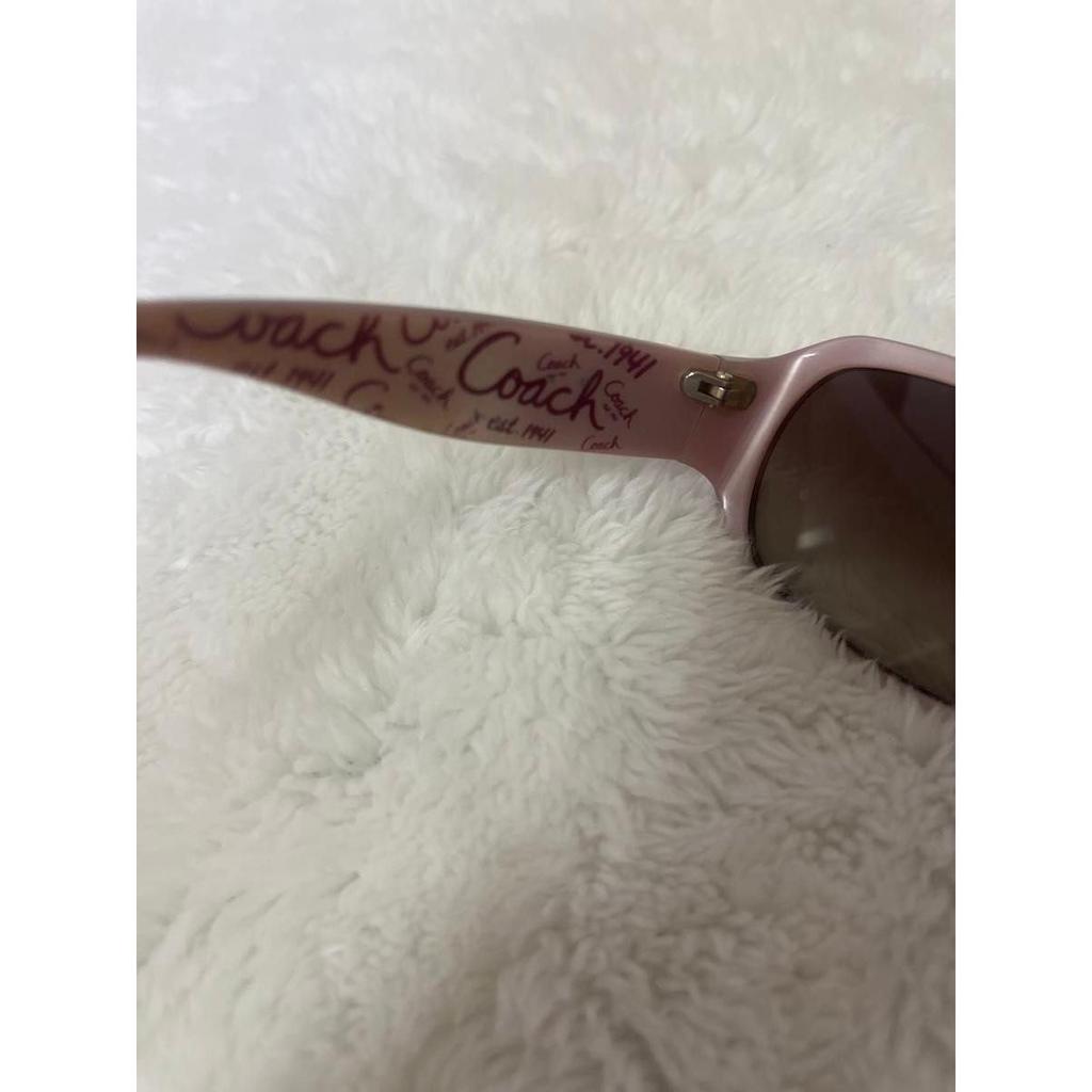 Used COACH Coach sunglasses brown tortoiseshell pattern