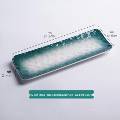 Nordic Ceramic Rectangular Serving Plate