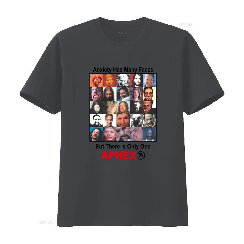 Anxiety Has Many Faces But There Is Only One Aphex Twin T Shirt Te4883 vintage Washed Stretched graphic fashion