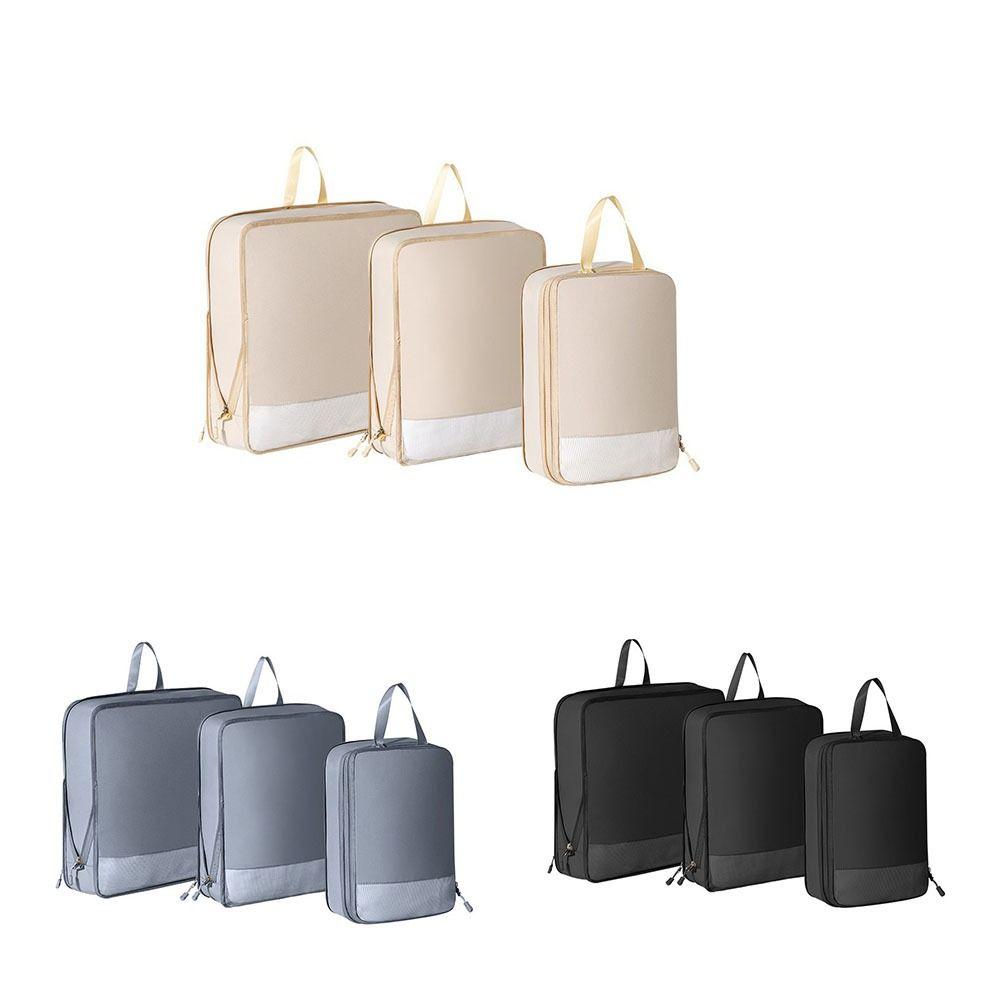 Expandable Packing Cubes Foldable Travel Packing Organizer Compression Storage Bag  Vacation
