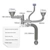 SIOYIE Kitchen Sink Rear-Mounted Drain Assembly