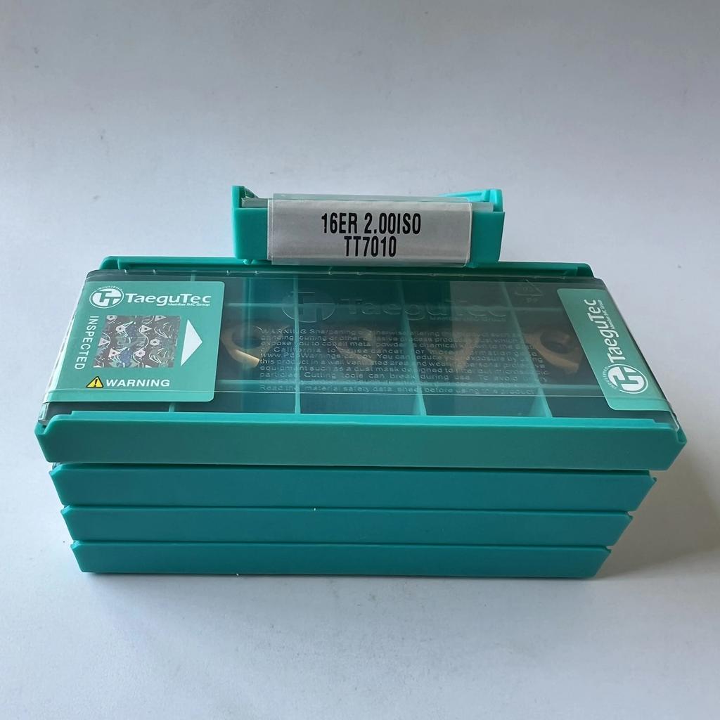 TaeguTec / 16ER2.00ISO TT7010 / Original carbide blade 10 Pcs