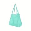 Multicolor Swimming Large Mesh Beach Bag, Sand-Away Portable Tote, Breathable Foldable Storage For Toys Outdoor Mesh Handbag