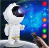 Astronaut Galaxy Starry Sky Projector Night Light Remote Control Rocket Nebula Projection Lamps For Bedroom Christmas Kids Gift