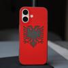 Albania Flag Eagle Logo Soft Corrugated Transparent Phone Case For IPhone 17 15 16 11 12 13 14 Pro Max Plus Pro