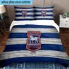 Ipswich FC Crest 3PCS Bedding set,Ideal for1pc Duvet Cover And 2pcs Pillowcases Perfect for Christmas gift,Ideal for Bedroom, Dormitory