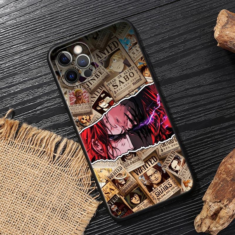 O-One P-Piece Four Emperors Shanks Funda For iphone 17 Case For iPhone 16 15 11 12 13 Mini 17 Pro Max 16 Plus 17E 16E Air Cover