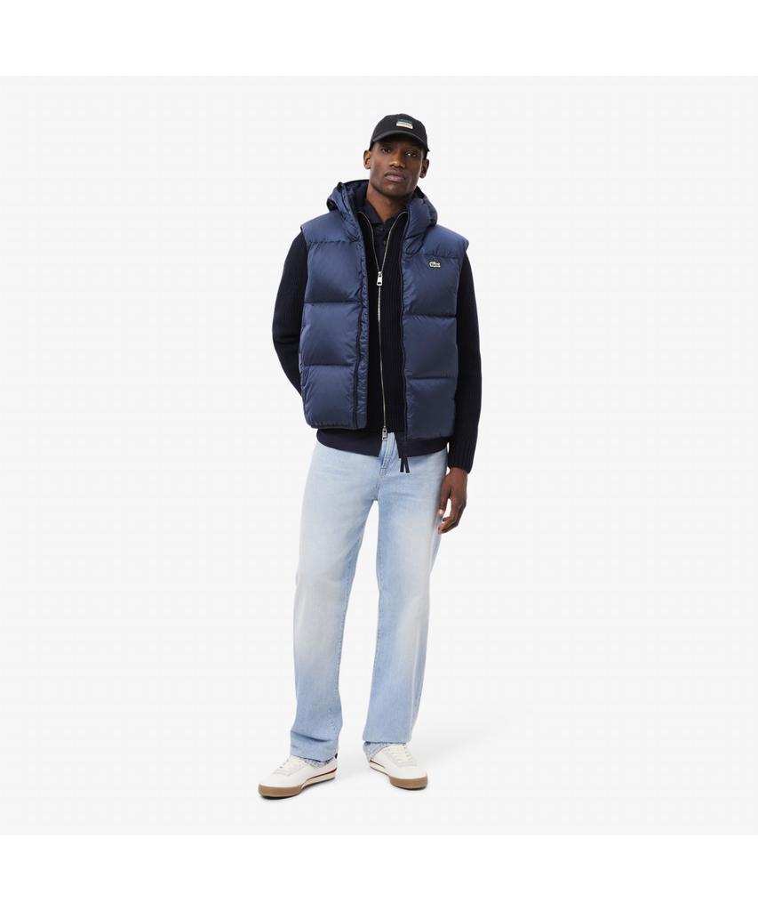 Lacoste Men'S Ripstop Duck Down Vest Bh2895-55N 166
