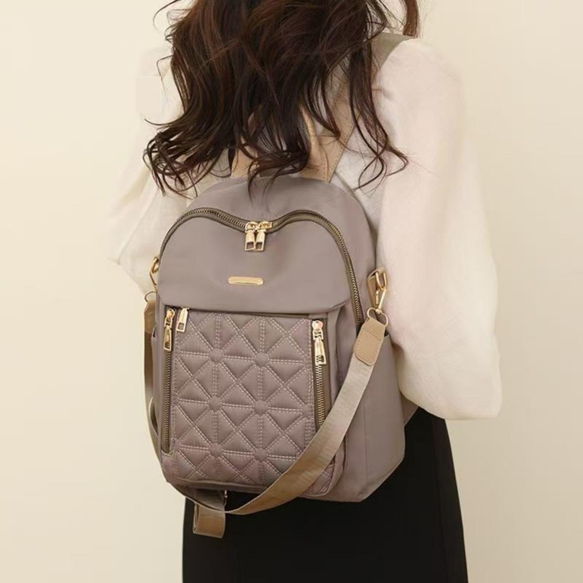 

Мужской и женский рюкзак Новый модный универсальный дорожный рюкзак, Модный и трендовый, Практичный и красивый One Size хаки