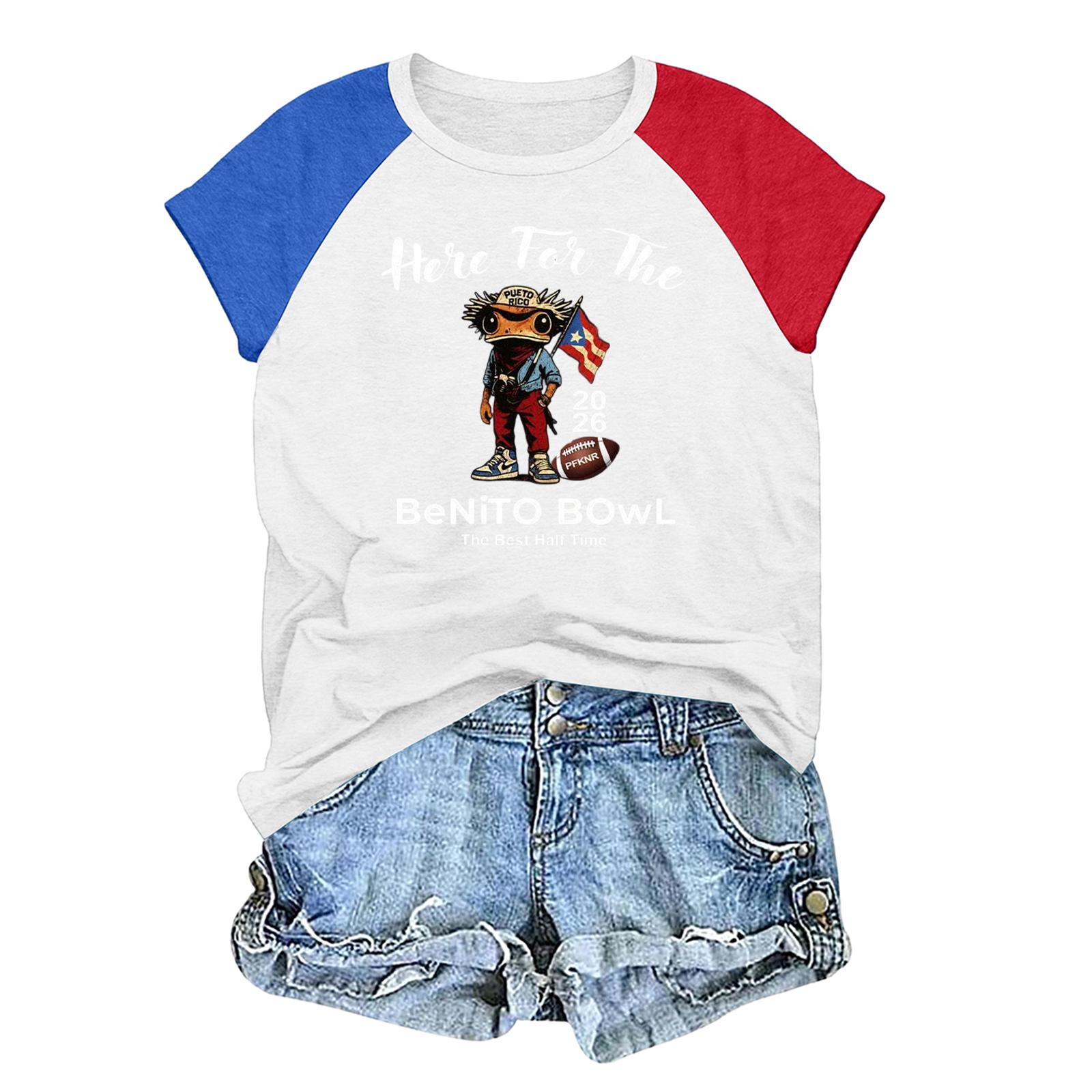 Unisex casual and fashionable short sleeved printed T-shirt top XL белый