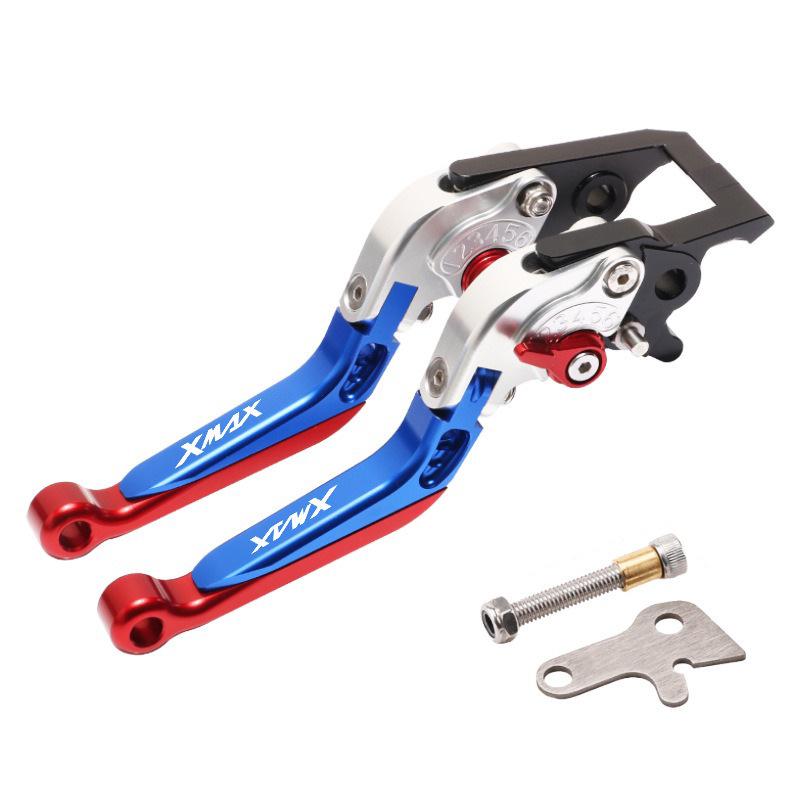 Retractable Brake & Clutch Lever with Parking Lock for XMAX300 2023-2025 Motorcycle