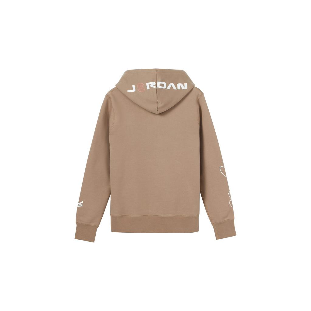 Jordan X CLOT Sweatshirts Men's Canteen Brown Hooded Moderate Other AR8396-213
