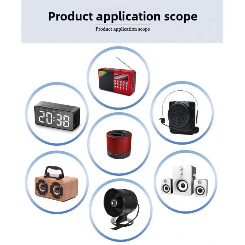 50mm Circular Speaker With 40 Magnets, 4 Ohms, 3W/5W, Music Pot , External Magnet Full-Range