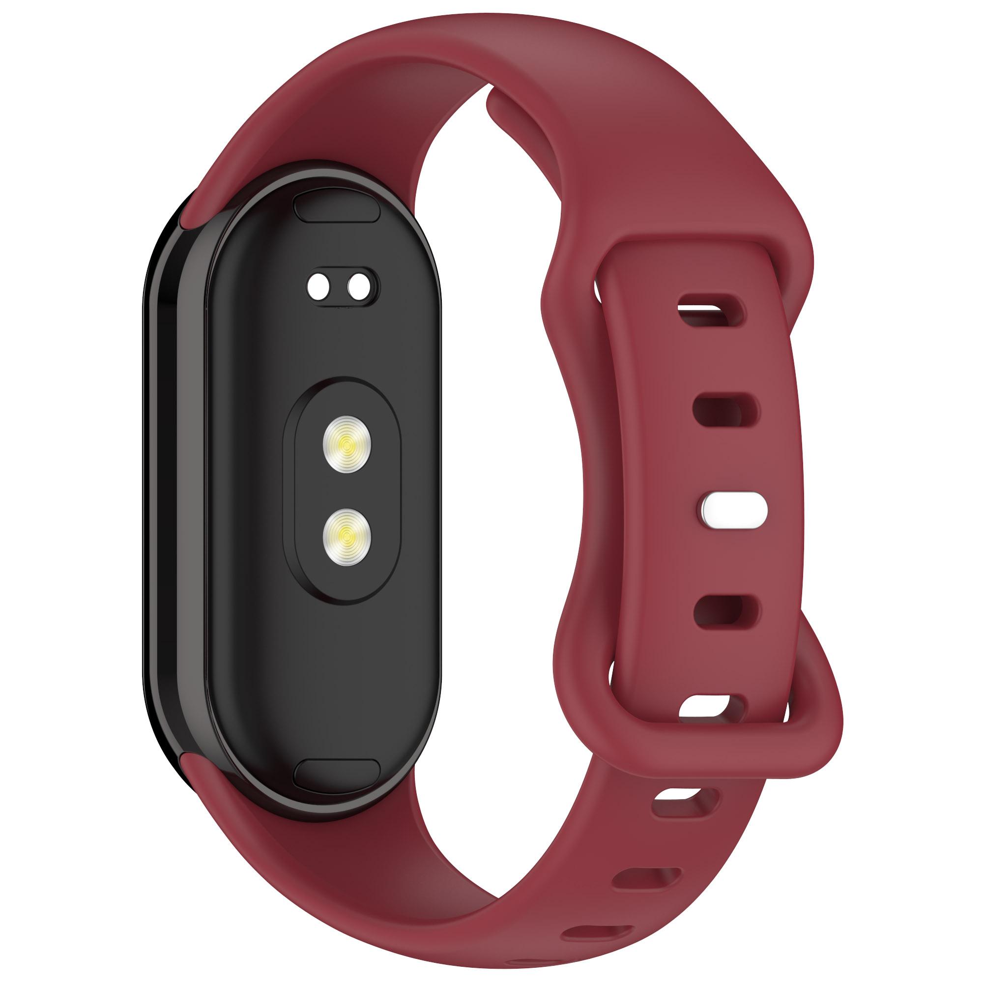 

Силиконовый ремешок для часов Xiaomi Smart Band 9 NFC/9/8 NFC/8 Figure 8 Хвост Пряжка-защелка Наручный ремешок B