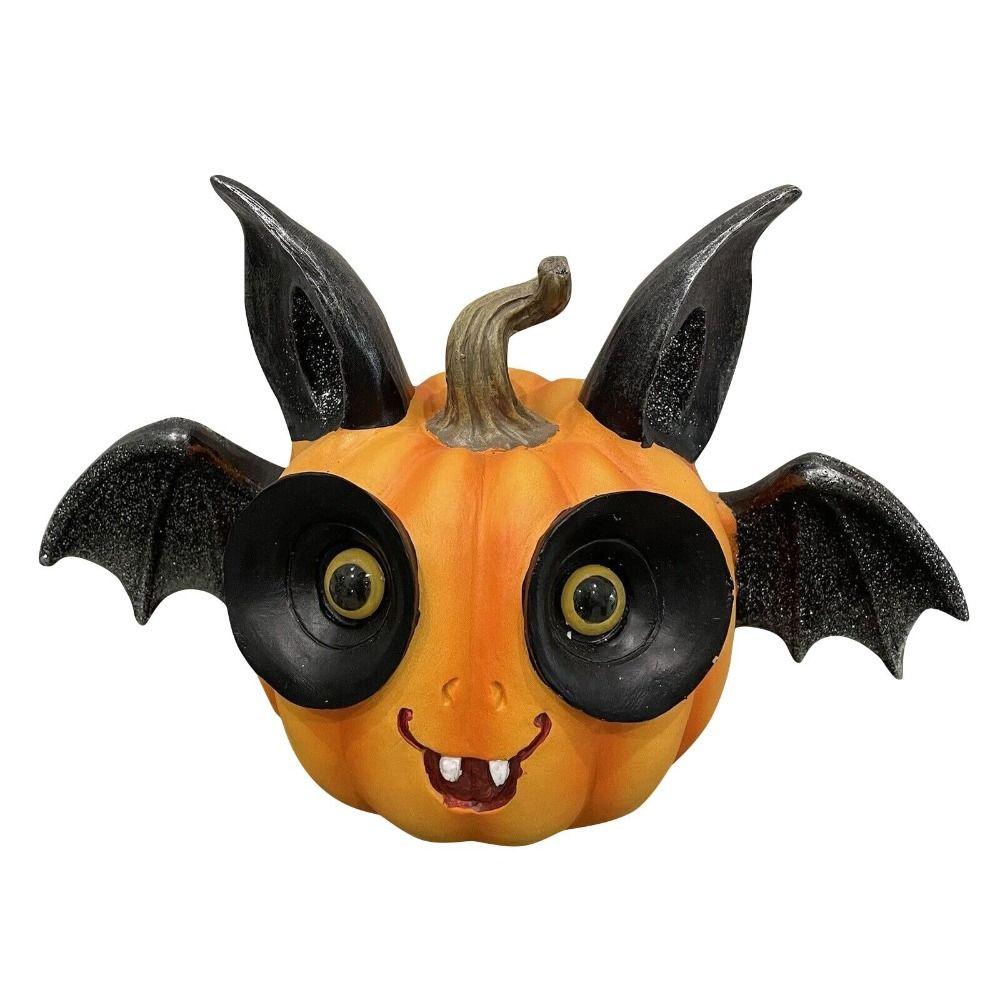 

Halloween Pumpkin Statue Cute Fall Table Centerpiece New Pumpkin Ornaments Garden Decor A