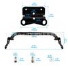 Compatible Headlight and Fairing Bracket for Harley Fat Boy, Breakout, Street Bob, Road King ST 2022-2025