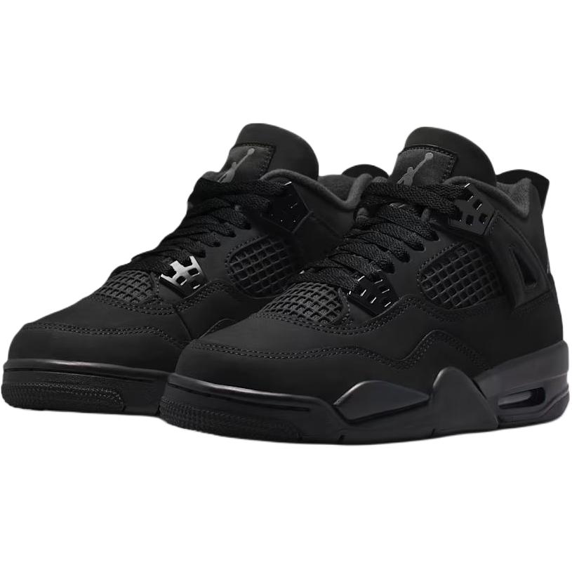 Air Jordan 4 Retro GS Black Cat 2025 Adidași Copii Light-Graphite IB4171-010
