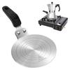 Induktionskochfeld-Umwandlerplatte Edelstahl-Adapter Induktions-Adapterplatte Geeignet für Mokkakannen und Kaffeemaschinen