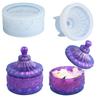 Candle Cup Jar Storage Box Container Molds Storage Box Mold Silicone Mold for DIY Epoxy Resin Trinket Holder Home Decor