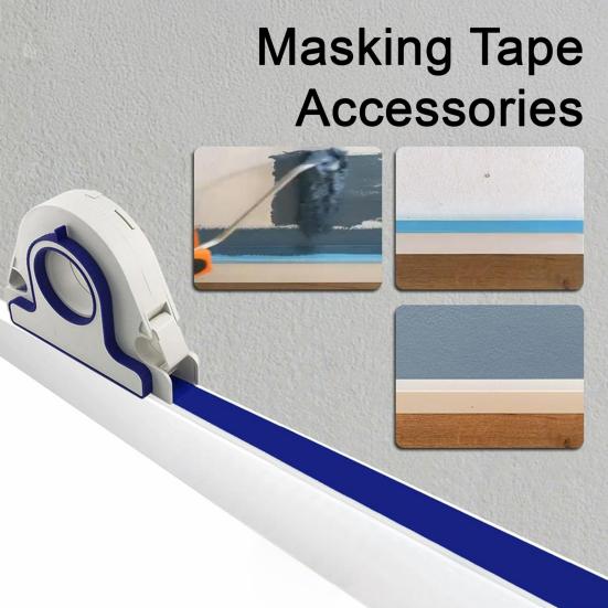 Yousheng Masking Tape Dispenser with Barrier Shields Corner Attachments Skirting Boards Window Frames Tape Applicator