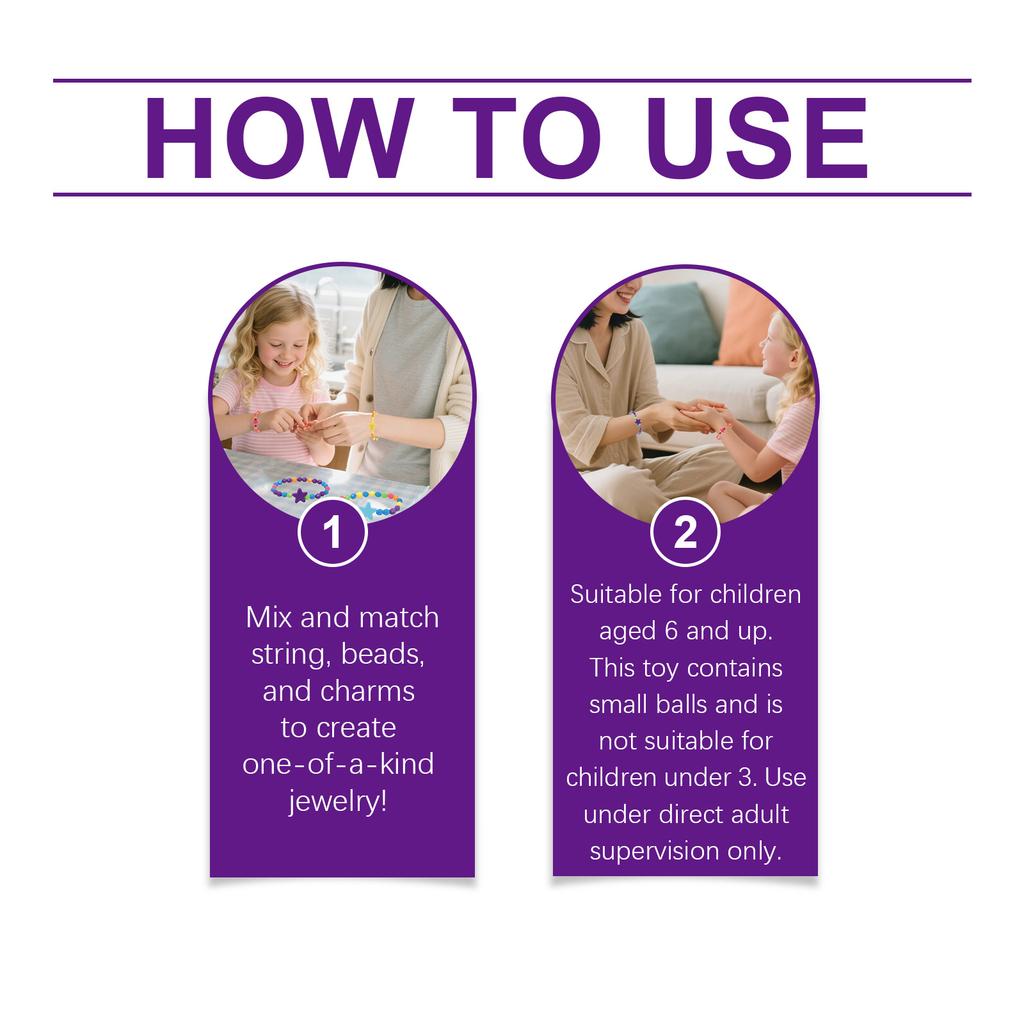 DIY Educational Jewelry Set Design Personalized Jewelry Creative Fun Children's Toys Suitable For Children's Birthdays And Festival Gifts