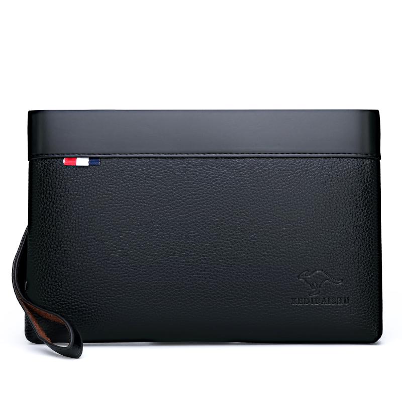 Durable Leather Clutch Bag Luxury Design Large Capacity Card Holder Handbag Multi-card Coin Purse Men Wallet For Men