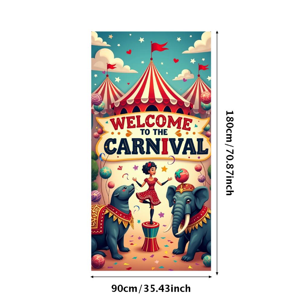 Event Backdrop Large Carnival Banner Decor Reusable Welcome Backdrop For School Event Festival Decor Birthday