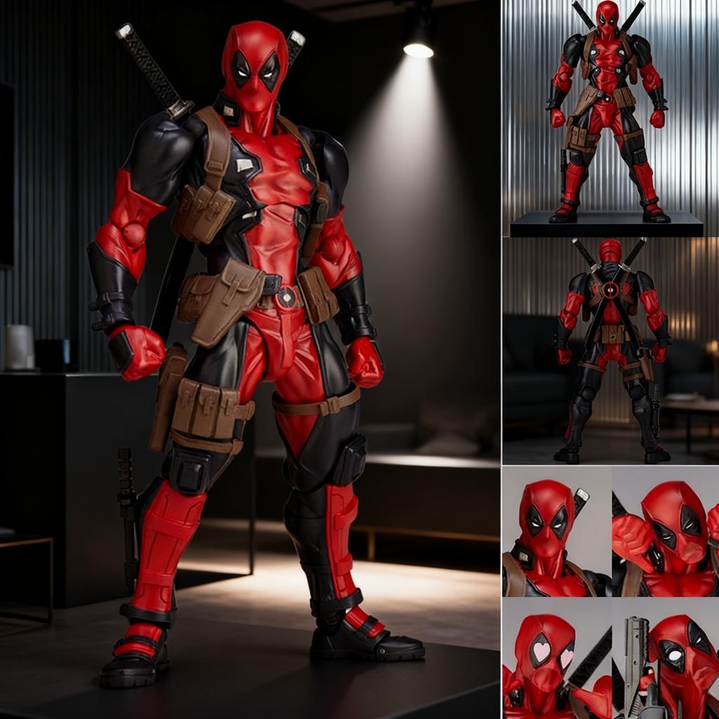 New 16CM Stunning Yamaguchi Deadpool 2.0 Action Doll PVC Series Carousel Deadpool&Wolverine Doll Collection Model Gift