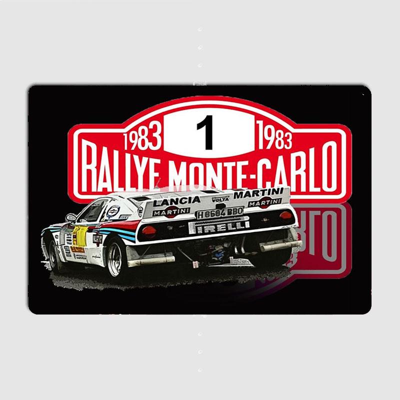 

Раллийные гонки LANCIA 037 MARTINI RALLY MONTECARLO Ретро Постер Металлическая Табличка Декор для Гаража Клубной Комнаты Настенный Декор Пользовательская Жесть Декор для Дома 20x30cm（7.8x11.8inch）