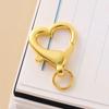 3-5Pcs Metal Love Heart Lobster Clasp Spring Snap Connection Buckle for Keychain Pendant Necklace DIY Jewelry Making Accessories
