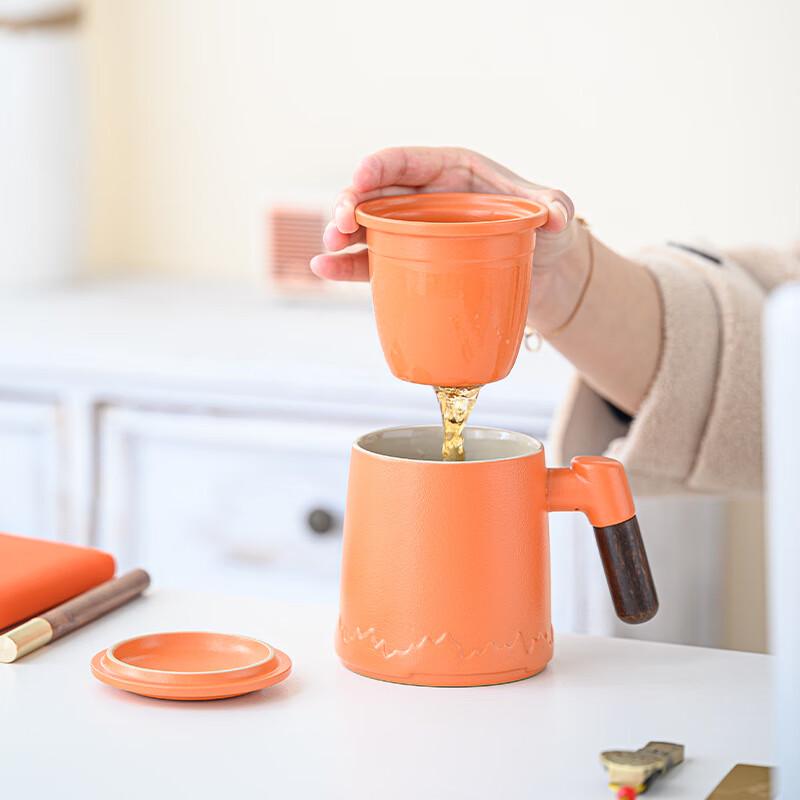 Ceramic Tea Mug and Stationery Gift Set