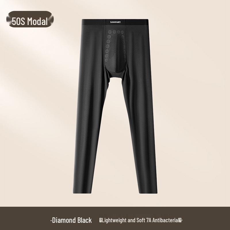 Sufang Modal Мужские бесшовные теплые базовые брюки - 50 штук XL